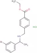 Ethyl 4-[[1-(3-bromophenyl)ethylamino]methyl]benzoate hydrochloride