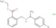 Ethyl 2-[[1-(4-bromophenyl)ethylamino]methyl]benzoate hydrochloride
