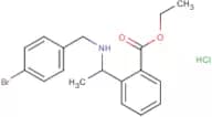 Ethyl 2-[1-[(4-bromophenyl)methylamino]ethyl]benzoate hydrochloride