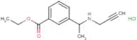 Ethyl 3-[1-(prop-2-ynylamino)ethyl]benzoate hydrochloride