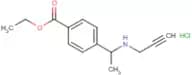 Ethyl 4-[1-(prop-2-ynylamino)ethyl]benzoate hydrochloride