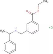 Ethyl 3-[(1-phenylethylamino)methyl]benzoate hydrochloride
