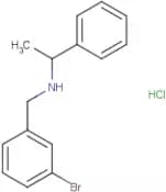 N-[(3-Bromophenyl)methyl]-1-phenylethanamine hydrochloride