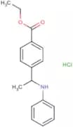 Ethyl 4-(1-anilinoethyl)benzoate hydrochloride