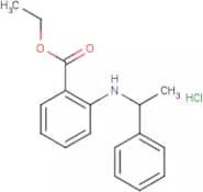 Ethyl 2-(1-phenylethylamino)benzoate hydrochloride