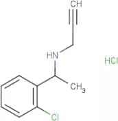 N-[1-(2-Chlorophenyl)ethyl]prop-2-yn-1-amine hydrochloride