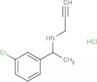 N-[1-(3-Chlorophenyl)ethyl]prop-2-yn-1-amine hydrochloride