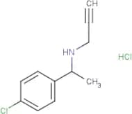 N-[1-(4-Chlorophenyl)ethyl]prop-2-yn-1-amine hydrochloride