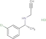 N-[(1R)-1-(3-Chlorophenyl)ethyl]prop-2-yn-1-amine hydrochloride