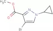 Methyl 4-bromo-1-cyclopropyl-1H-pyrazole-3-carboxylate