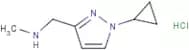 [(1-Cyclopropyl-1H-pyrazol-3-yl)methyl](methyl)amine dihydrochloride