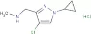 [(4-Chloro-1-cyclopropyl-1H-pyrazol-3-yl)methyl](methyl)amine dihydrochloride