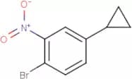 2-Bromo-5-cyclopropylnitrobenzene