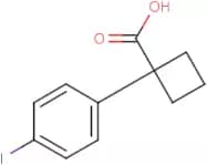 1-(4-Iodophenyl)cyclobutanecarboxylic acid