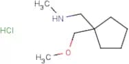 1-(1-(Methoxymethyl)cyclopentyl)-N-methylmethanamine hydrochloride