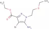 Ethyl 5-amino-4-bromo-1-(2-ethoxyethyl)pyrazole-3-carboxylate