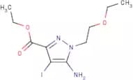 Ethyl 5-amino-1-(2-ethoxyethyl)-4-iodo-pyrazole-3-carboxylate