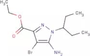 Ethyl 5-amino-4-bromo-1-(1-ethylpropyl)pyrazole-3-carboxylate