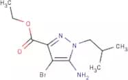 Ethyl 5-amino-4-bromo-1-isobutyl-pyrazole-3-carboxylate