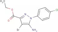 Ethyl 5-amino-4-bromo-1-(4-chlorophenyl)pyrazole-3-carboxylate