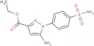 Ethyl 5-amino-1-(4-sulfamoylphenyl)pyrazole-3-carboxylate