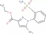 Ethyl 5-amino-1-(2-sulfamoylphenyl)pyrazole-3-carboxylate
