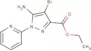 Ethyl 5-amino-4-bromo-1-(2-pyridyl)pyrazole-3-carboxylate