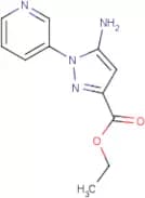 Ethyl 5-amino-1-(3-pyridyl)pyrazole-3-carboxylate