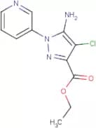 Ethyl 5-amino-4-chloro-1-(3-pyridyl)pyrazole-3-carboxylate
