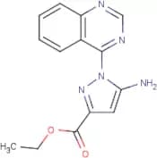 Ethyl 5-amino-1-quinazolin-4-yl-pyrazole-3-carboxylate