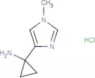 1-(1-Methylimidazol-4-yl)cyclopropanamine hydrochloride