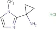 1-(1-Methylimidazol-2-yl)cyclopropanamine hydrochloride