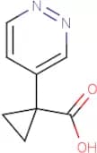 1-Pyridazin-4-ylcyclopropanecarboxylic acid