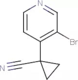 1-(3-Bromopyridin-4-yl)cyclopropane-1-carbonitrile