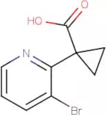1-(3-Bromopyridin-2-yl)cyclopropane-1-carboxylic acid