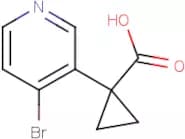1-(4-Bromopyridin-3-yl)cyclopropane-1-carboxylic acid