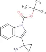 tert-Butyl 3-(1-aminocyclopropyl)-1H-indole-1-carboxylate