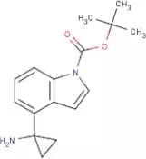 tert-Butyl 4-(1-aminocyclopropyl)-1H-indole-1-carboxylate