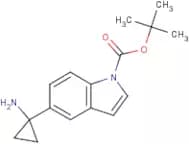 tert-Butyl 5-(1-aminocyclopropyl)-1H-indole-1-carboxylate