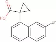 1-(7-Bromonaphthalen-1-yl)cyclopropane-1-carboxylic acid