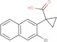1-(3-Bromonaphthalen-2-yl)cyclopropane-1-carboxylic acid