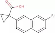 1-(7-Bromonaphthalen-2-yl)cyclopropane-1-carboxylic acid