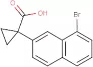 1-(8-Bromonaphthalen-2-yl)cyclopropane-1-carboxylic acid