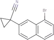 1-(8-Bromonaphthalen-2-yl)cyclopropane-1-carbonitrile