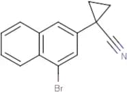 1-(4-Bromonaphthalen-2-yl)cyclopropane-1-carbonitrile