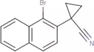 1-(1-Bromonaphthalen-2-yl)cyclopropane-1-carbonitrile