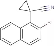 1-(2-Bromonaphthalen-1-yl)cyclopropane-1-carbonitrile