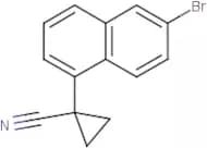 1-(6-Bromonaphthalen-1-yl)cyclopropane-1-carbonitrile