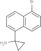 1-(5-Bromonaphthalen-1-yl)cyclopropan-1-amine