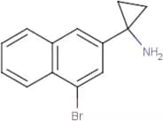 1-(4-Bromonaphthalen-2-yl)cyclopropan-1-amine